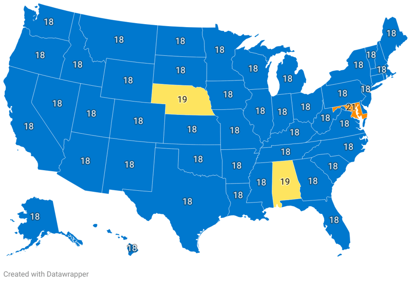 Age Of Majority By State