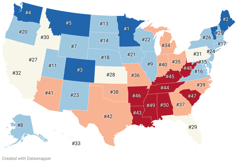 Best States for Couples