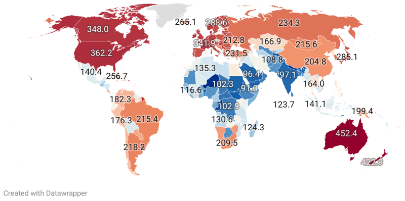 Cancer Rates By Country