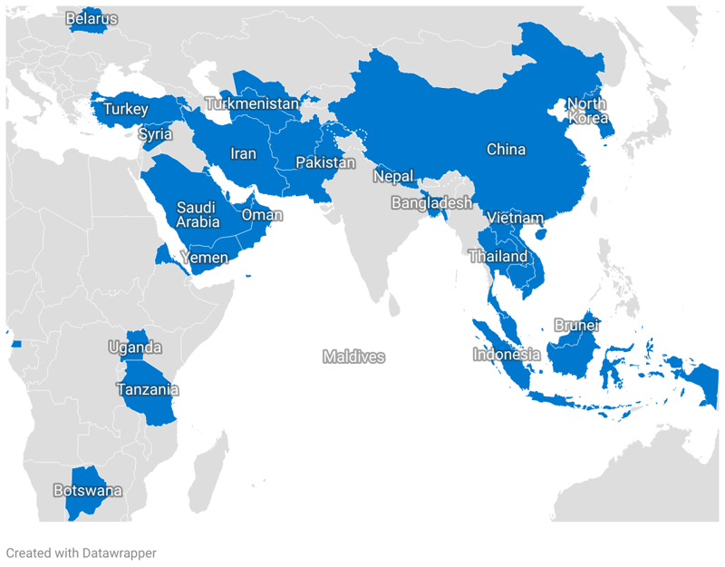 Countries Where Porn Is Illegal