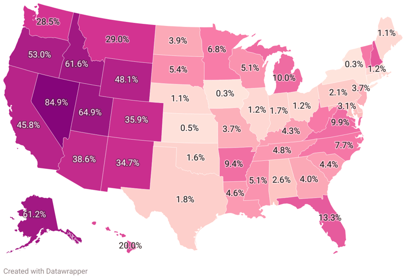 Federal Land by State