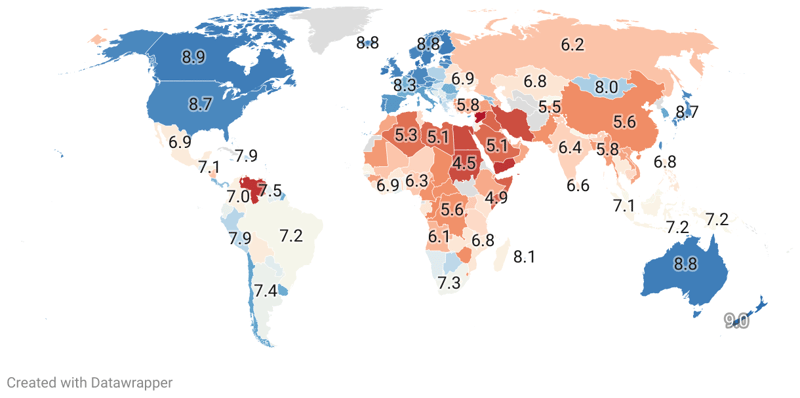 Freest Countries