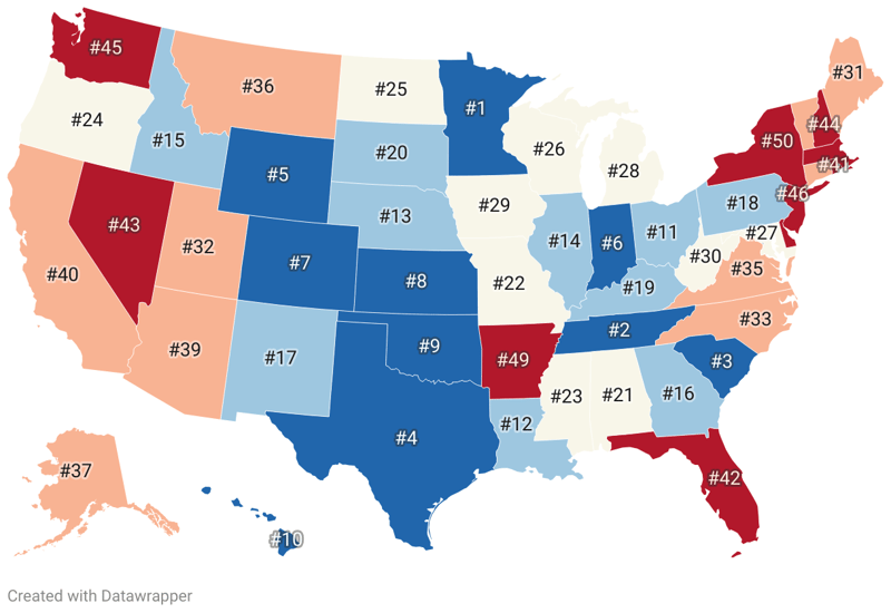 Friendliest States