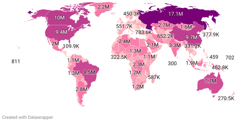 Largest Countries In The World