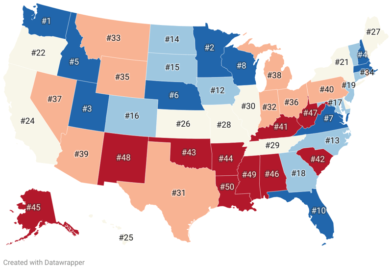 Quality Of Life By State