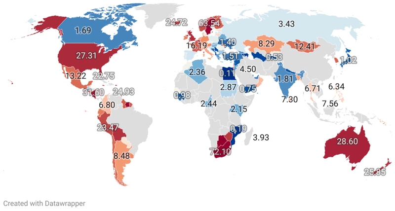 Rape Statistics By Country