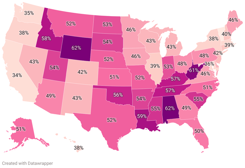 Trump Approval Rating By State