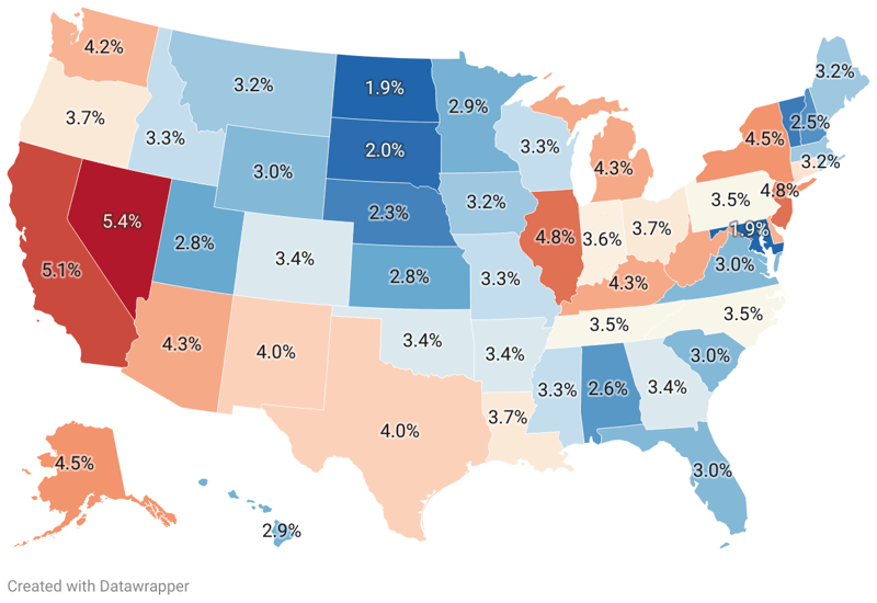 Unemployment Rate By State