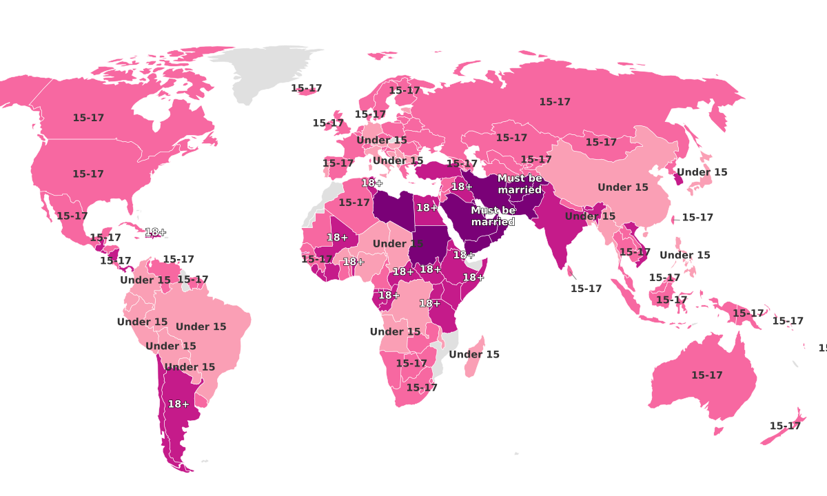 Age of Consent by Country
