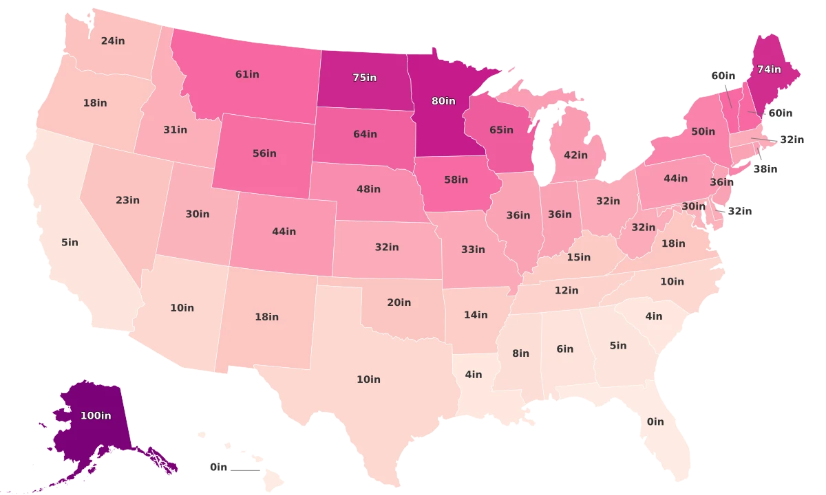 Frost Lines By State