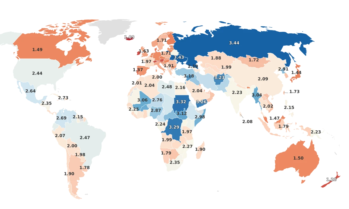 Most Dangerous Countries