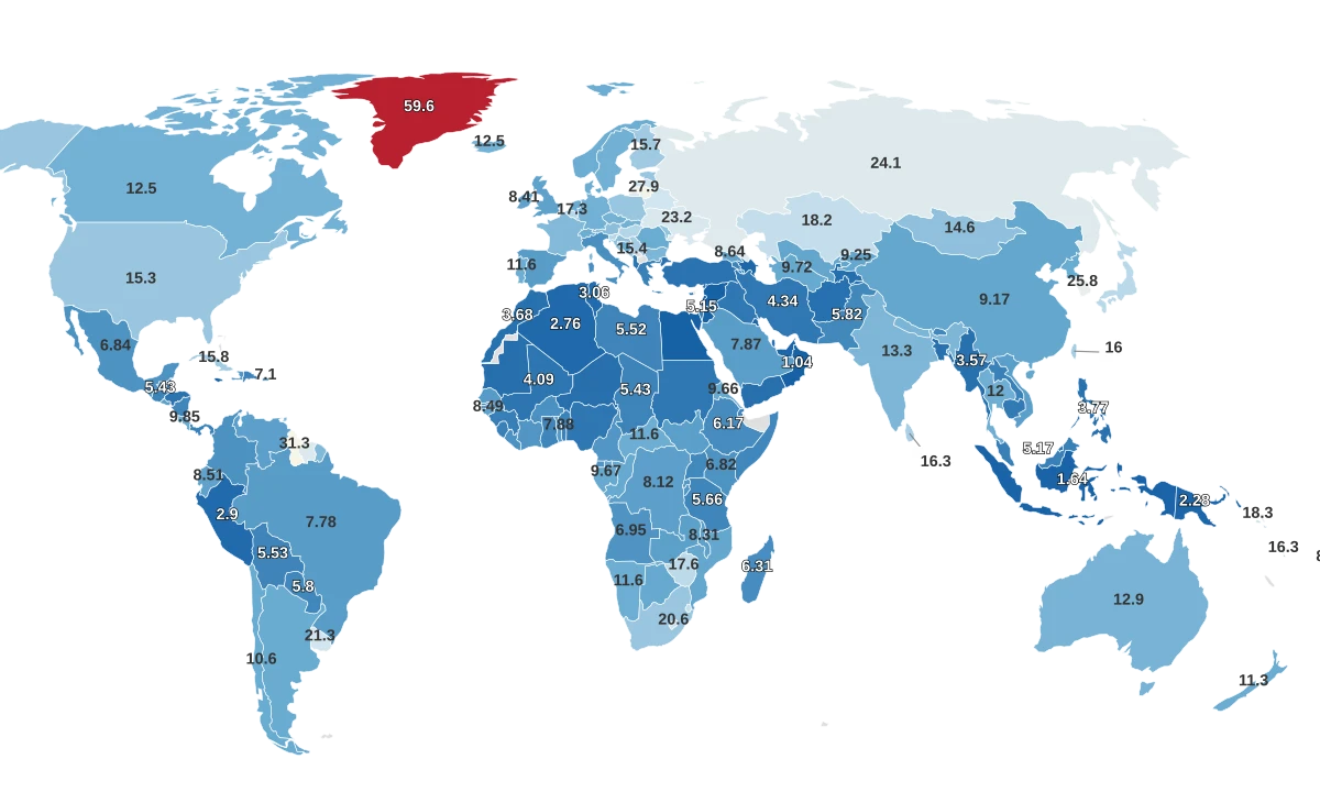 Suicide Rate by Country